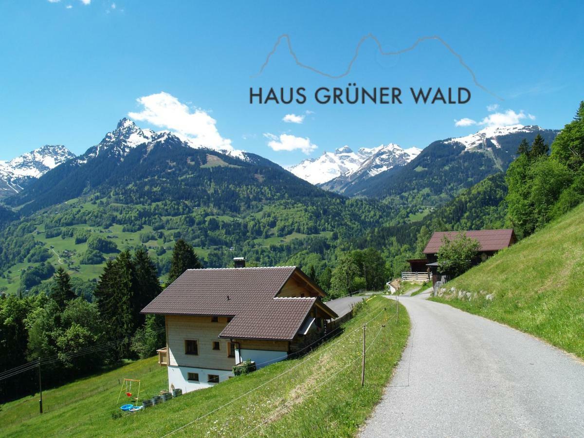 Appartamento Haus Gruener Wald Bartholomäberg Esterno foto